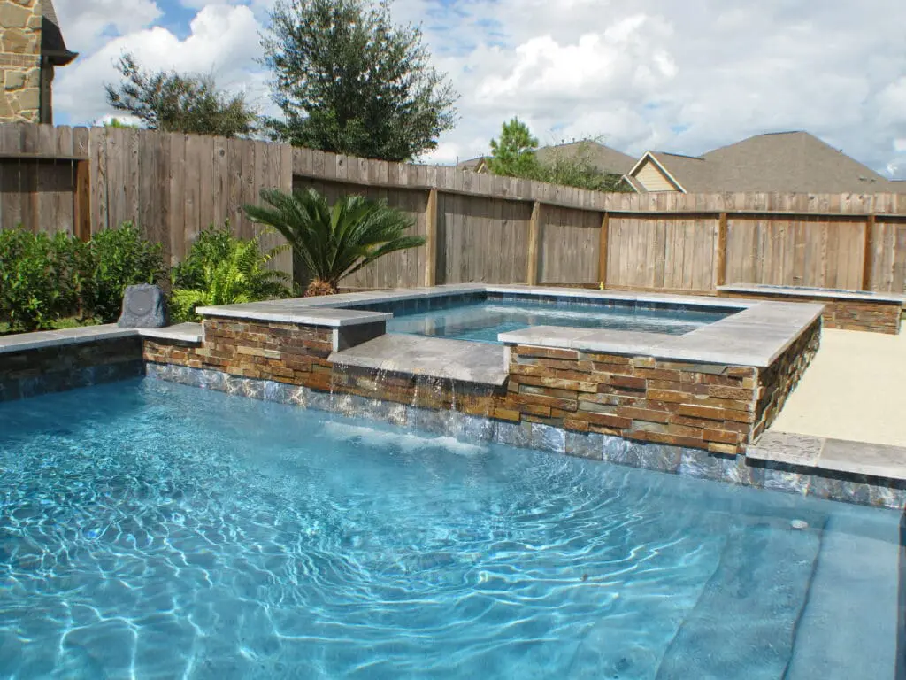 water features, spa spillovers